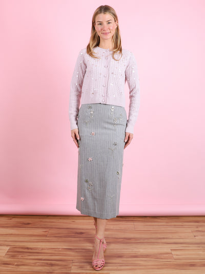 Gilberte Embroidered Cardigan