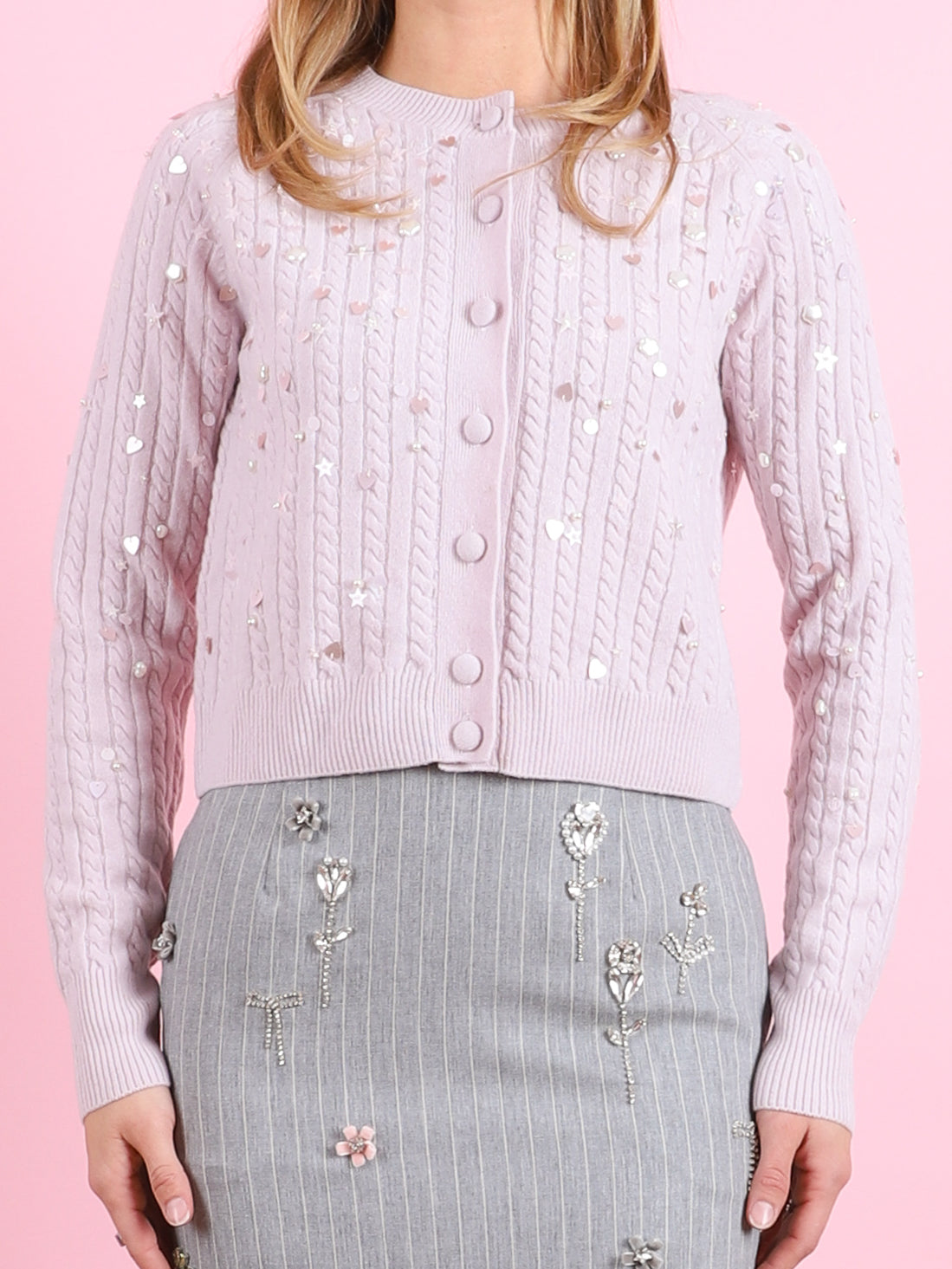 Gilberte Embroidered Cardigan