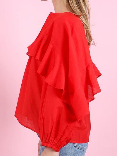 Hazan Ruffle Top