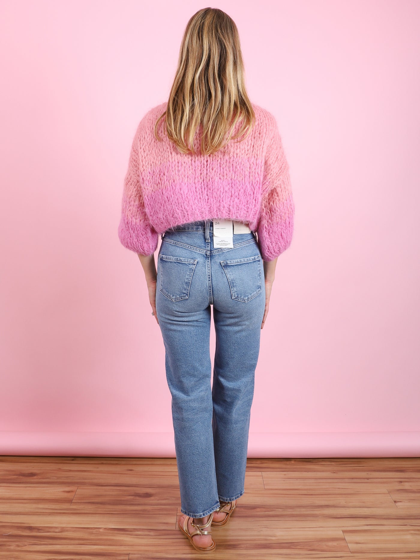 Shaggy Alpaca Gradient Cardi