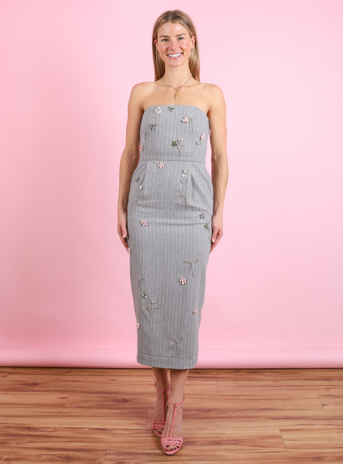 Elena Embroidered Dress