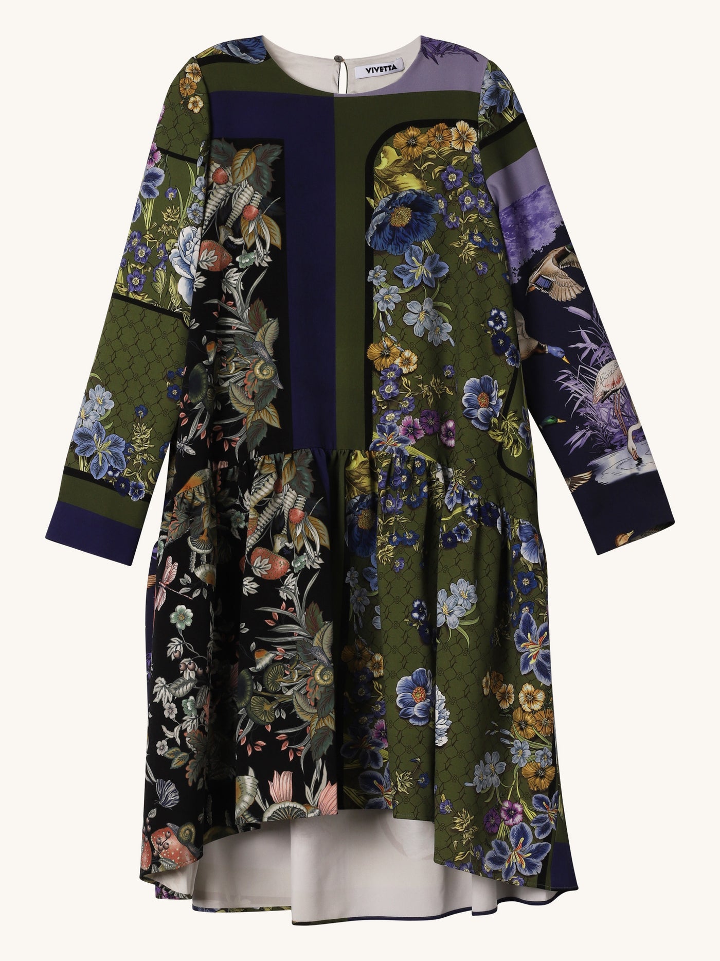 Printed Cady Dress