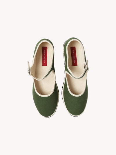 CLASSIC COTTON MARY JANE FLAT