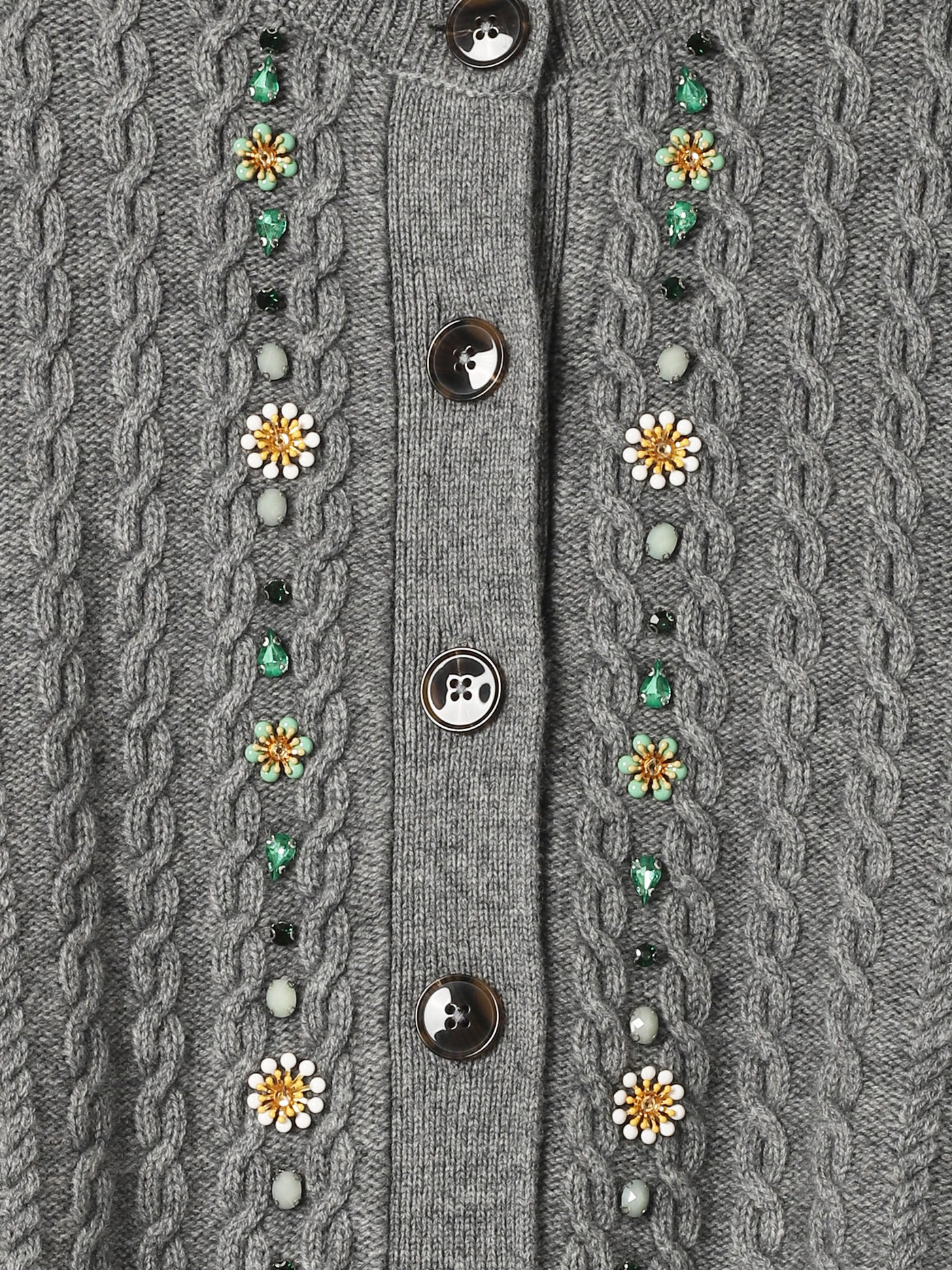 Jewel Cable Cardigan