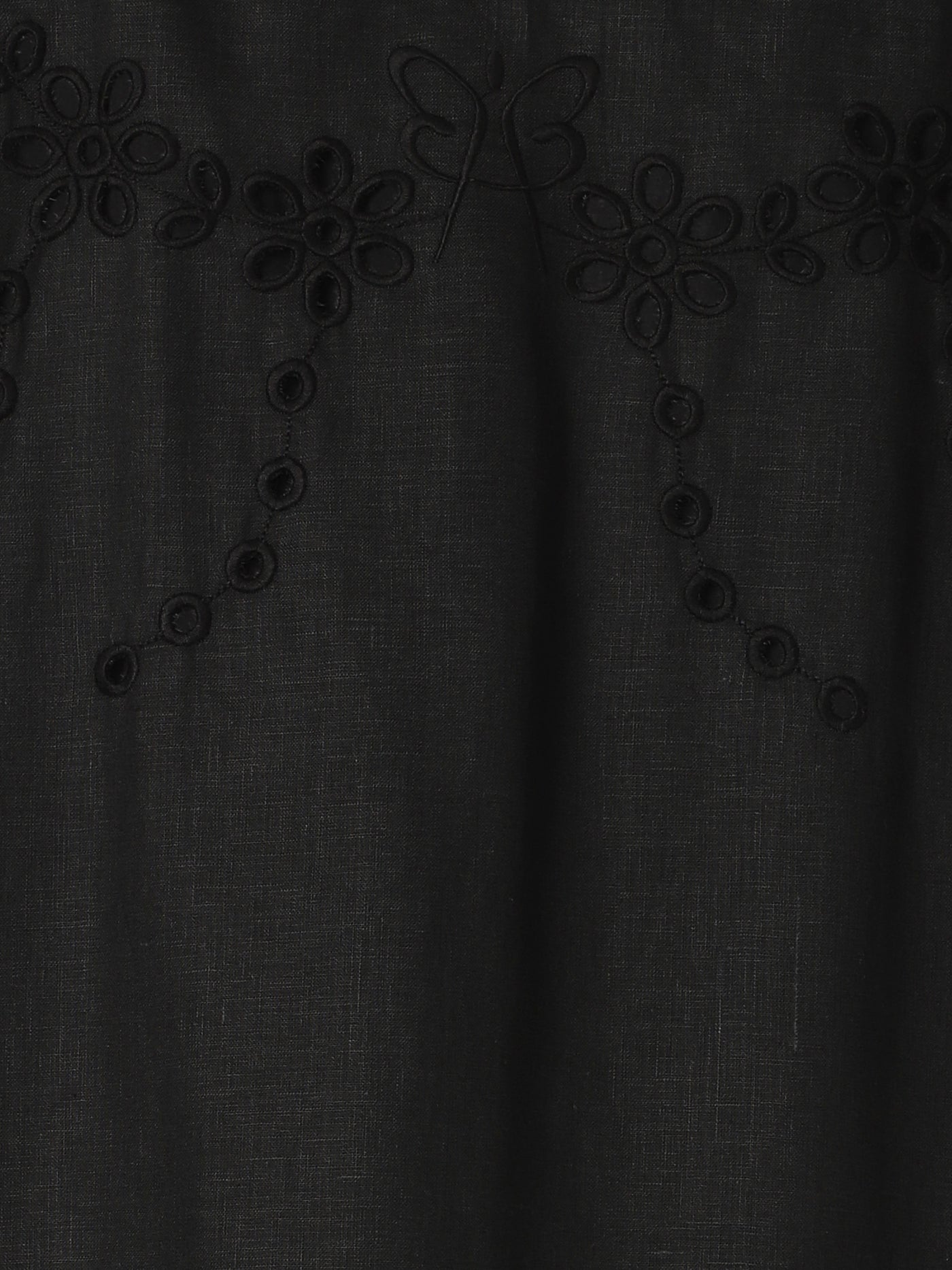 Celestial Garden Skirt in Black