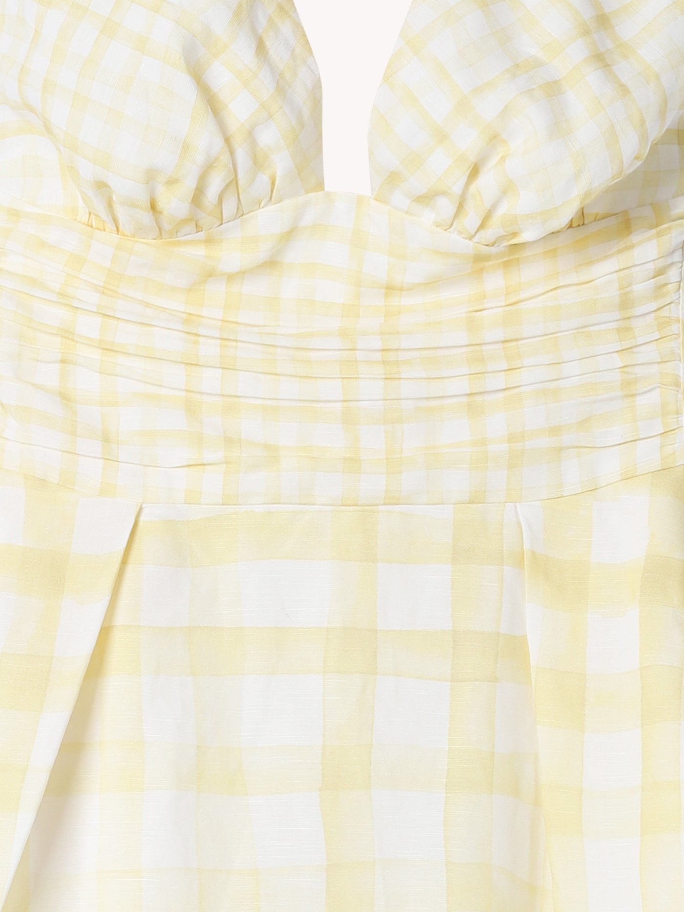 Bow Shoulder Dress in Yellow