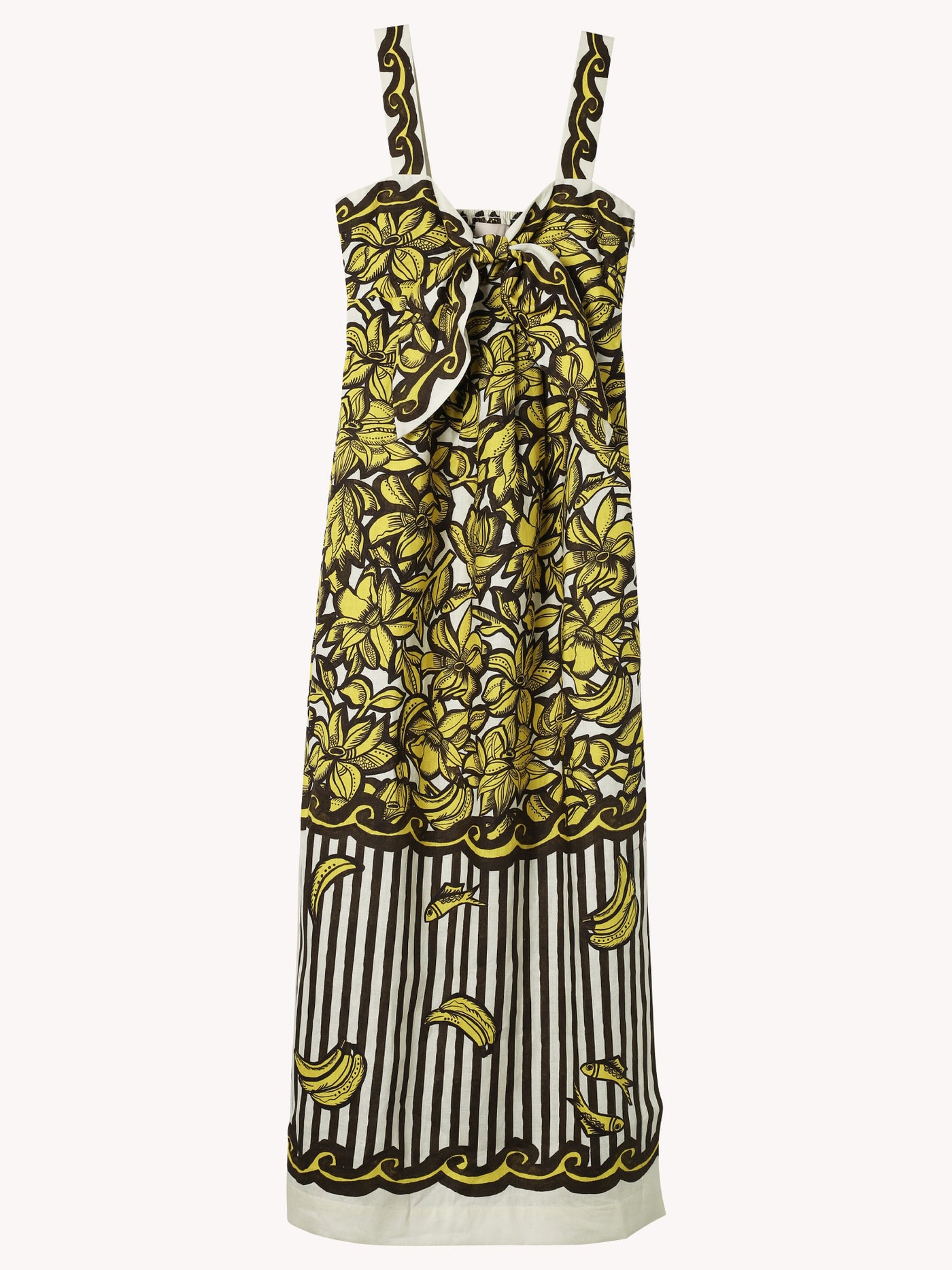mona midi dress Green Ruffle Mona Midi Dress