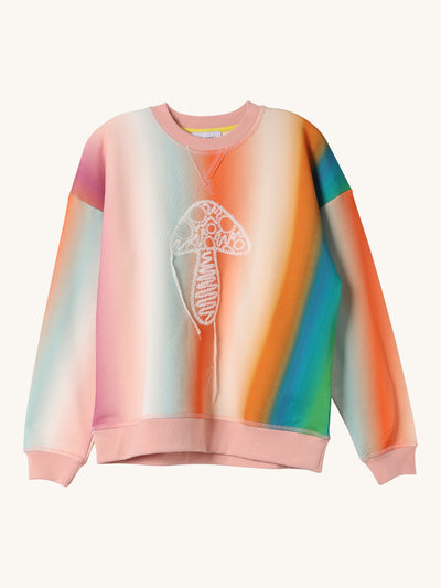 Embroidered Mushroom Sweater