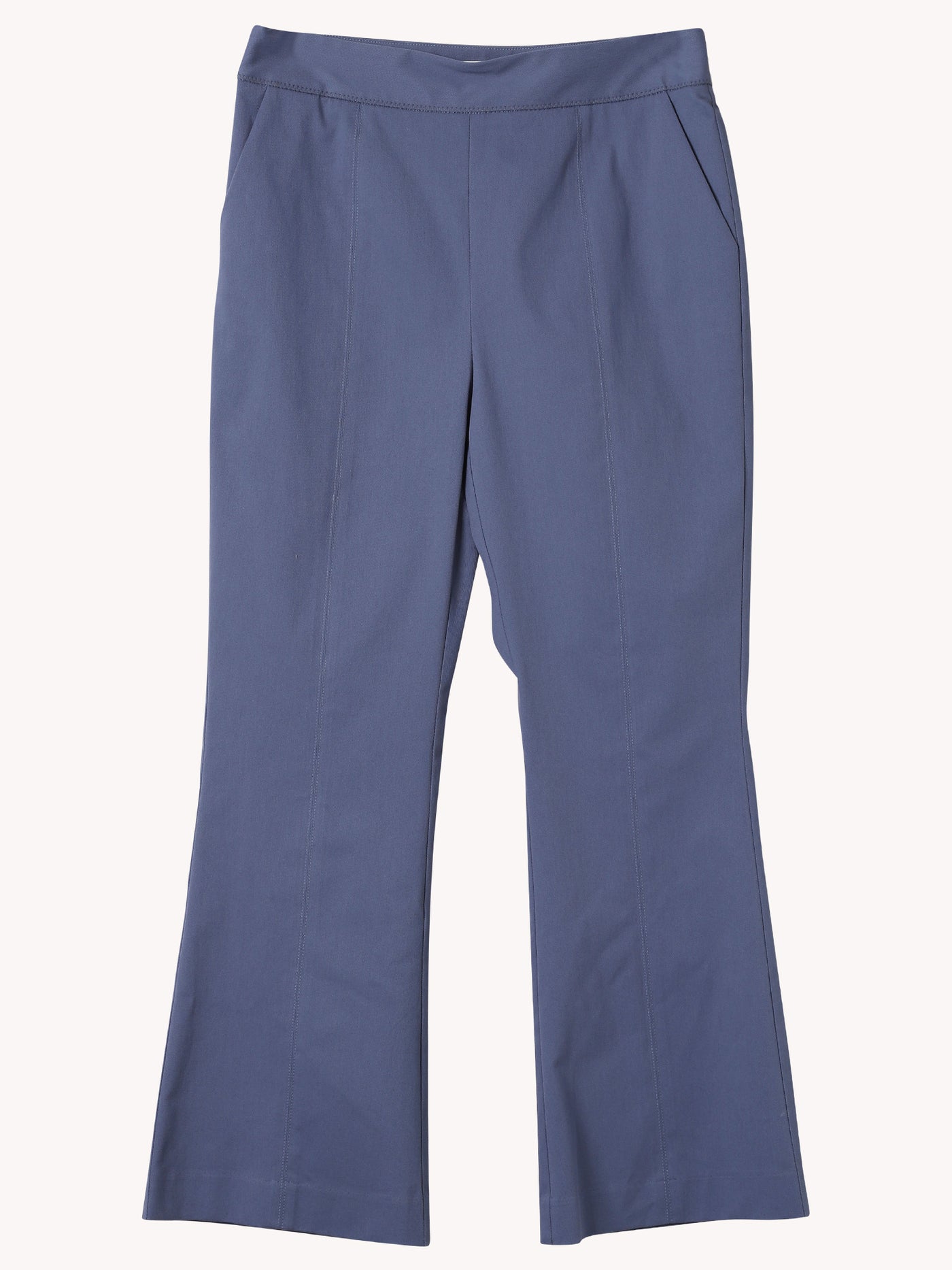 Kick Flare Crop Pant in Blue