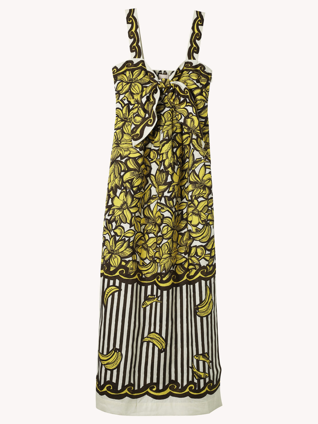 alemais cabana midi dress Mona Midi Dress, Yellow / US4/AU8