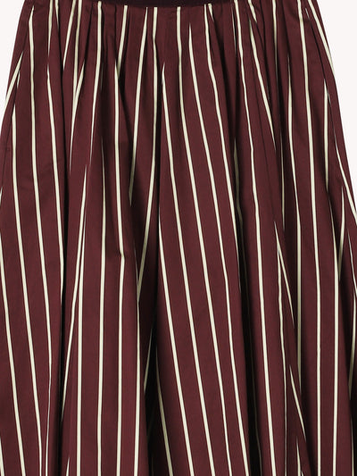 STRIPED LONG SKIRT