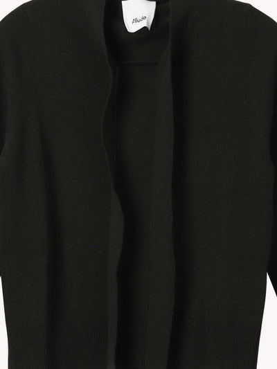 TIE NECK LONG SLEEVE SWEATER