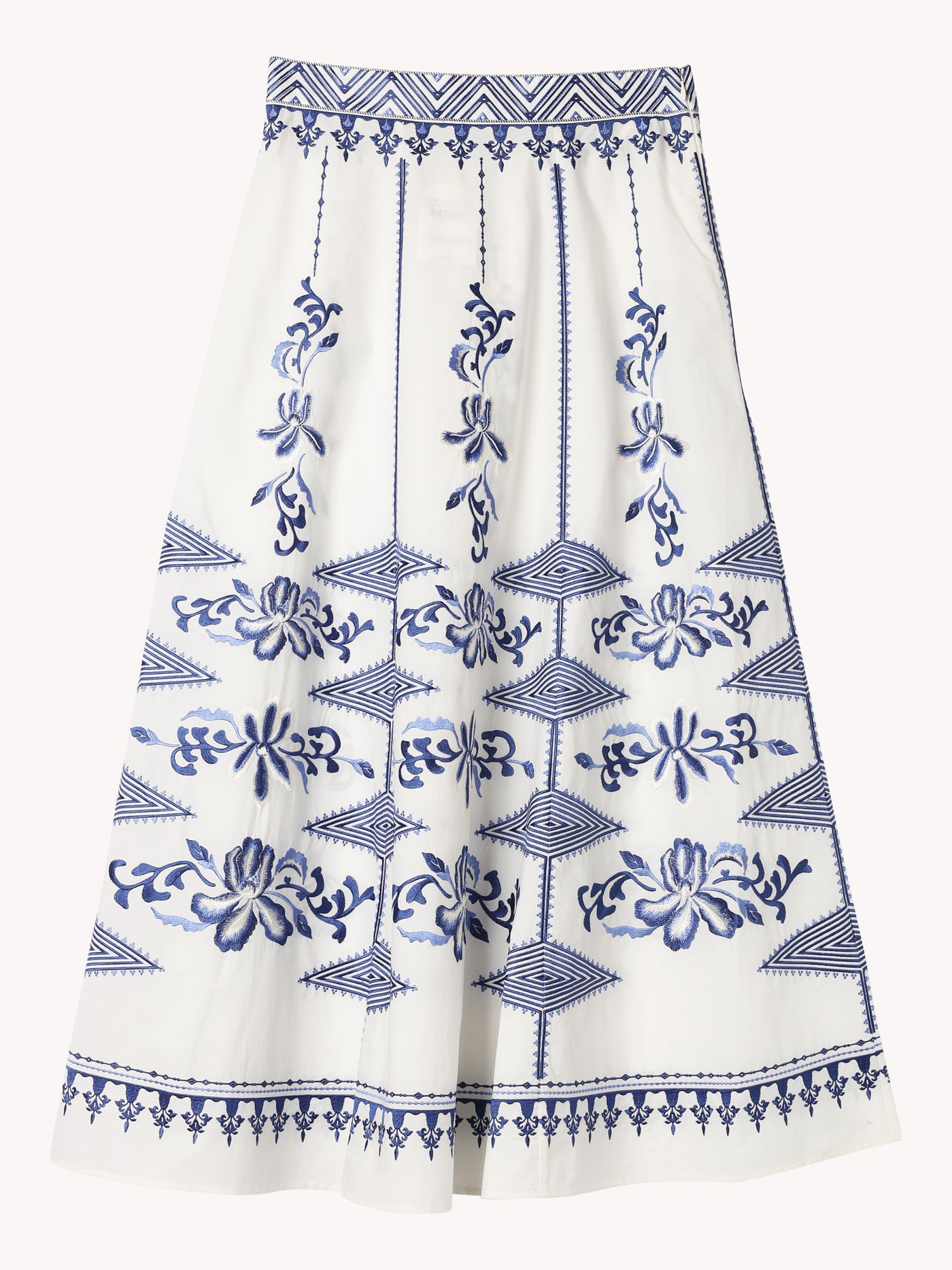 Camille 2 Iris Embroidered Skirt
