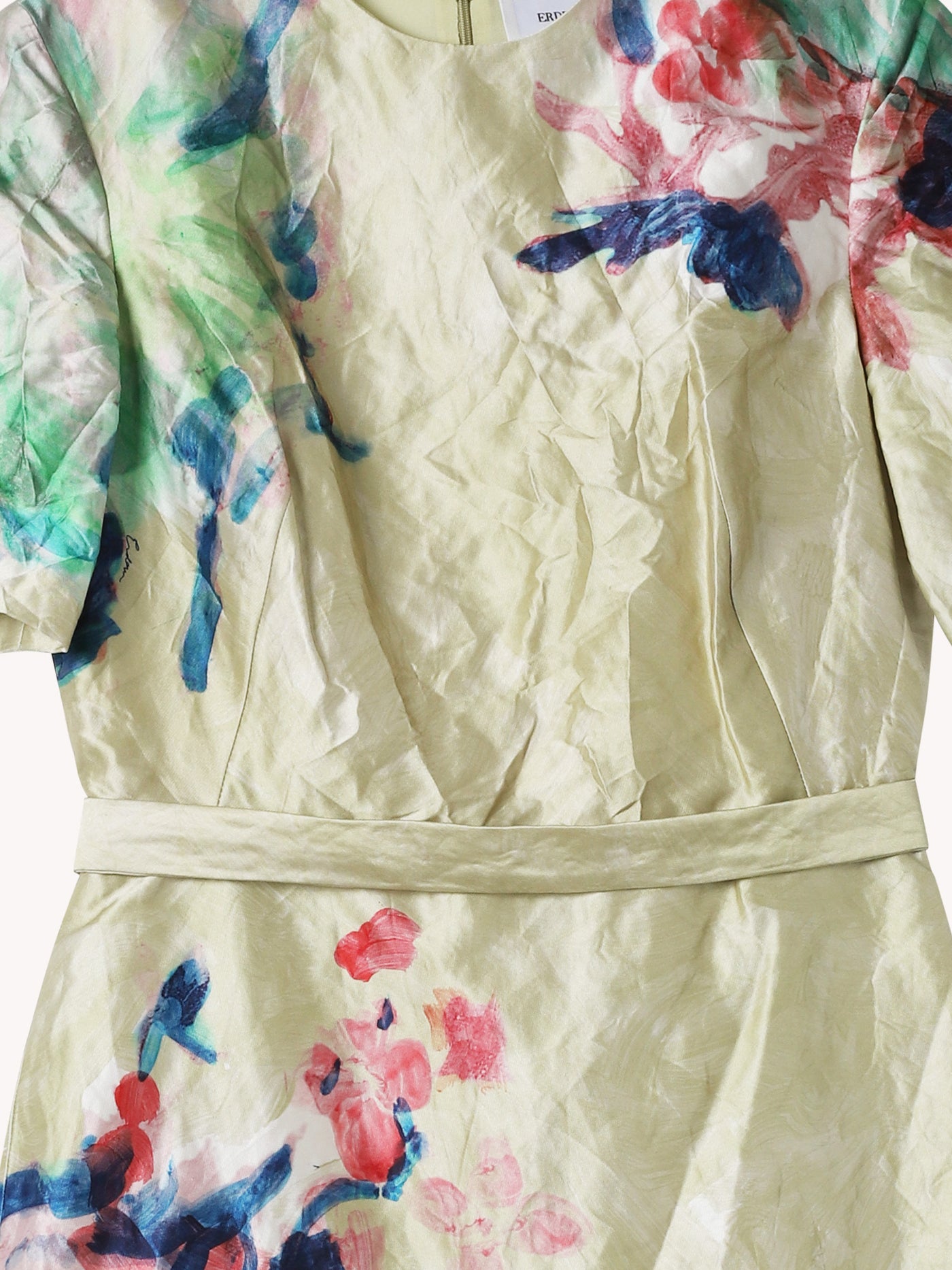 SHORT SLEEVE MIDI DRESS