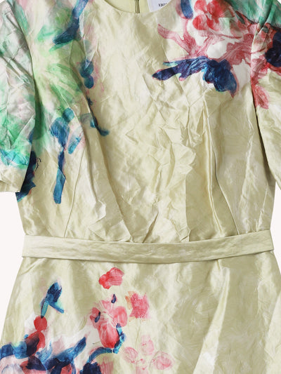 SHORT SLEEVE MIDI DRESS