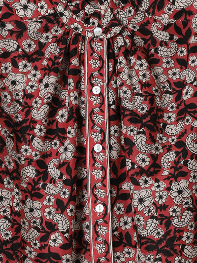 Artemis Scarlet Horizon Shirt