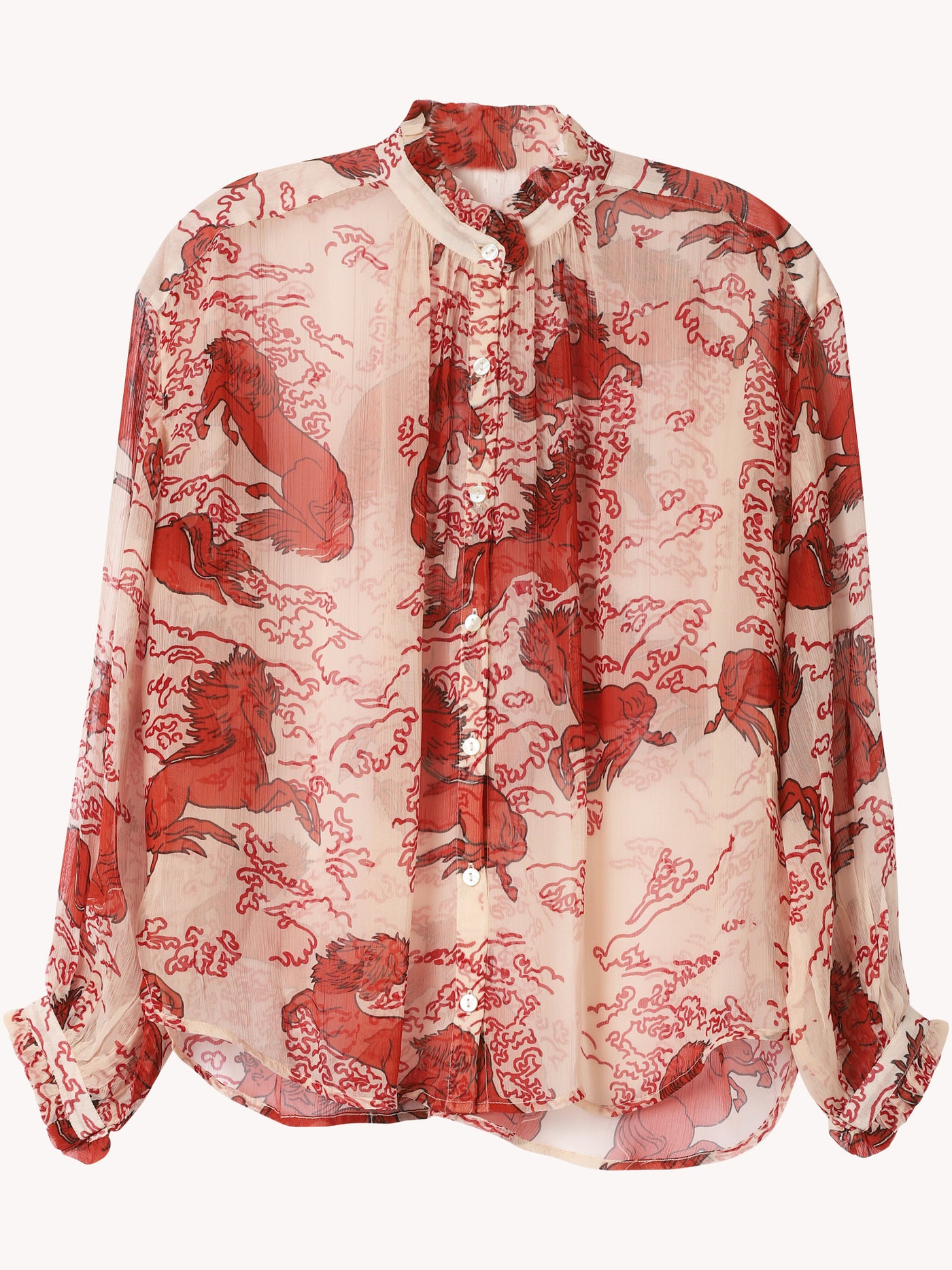 Poet Rouge Pegasus Blouse