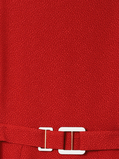 Pedernal Dress in Carmine