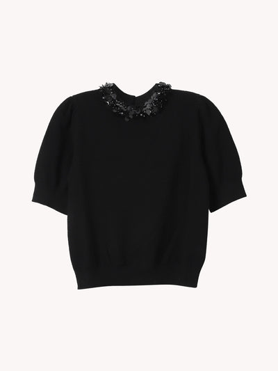 Liv Embroidered Knit Top