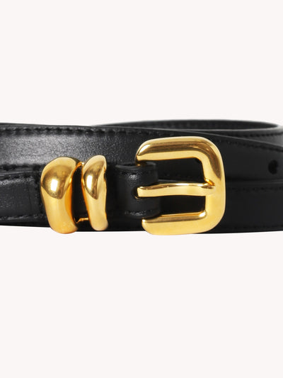 DOUBLE SKINNY BELT