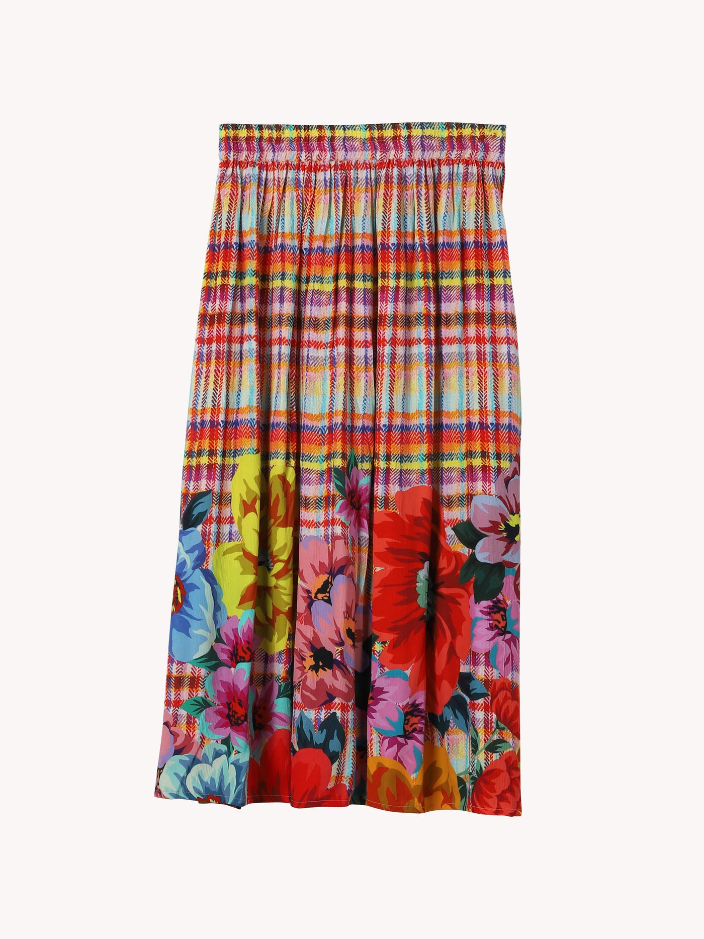 Floral Crepe Skirt