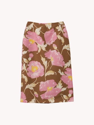 PRINTED PENCIL SKIRT