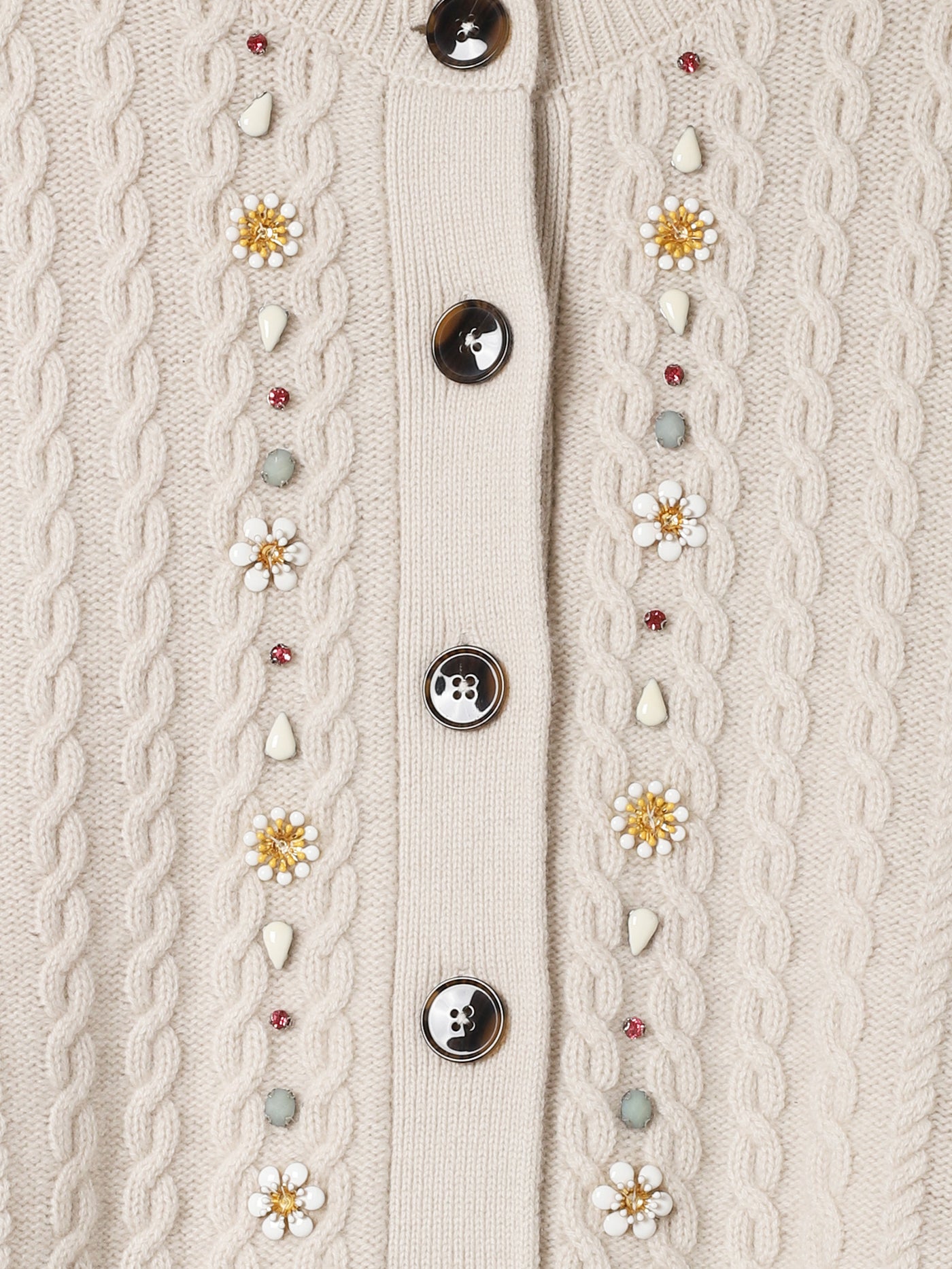 Jewel Cable Cardigan
