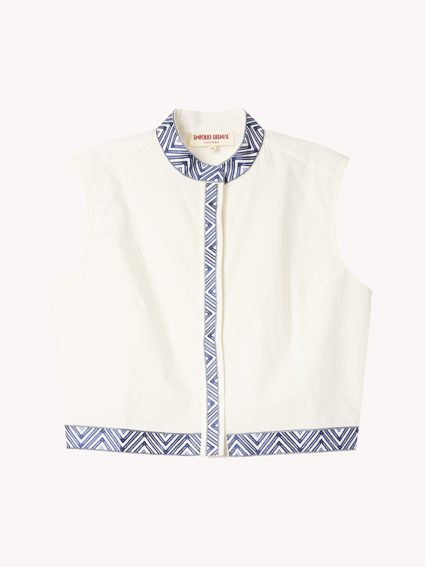 Andorra Iris Embroidered Top