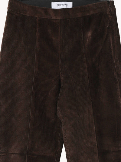 CB Ankle Flare Princess Seam Corduroy Legging
