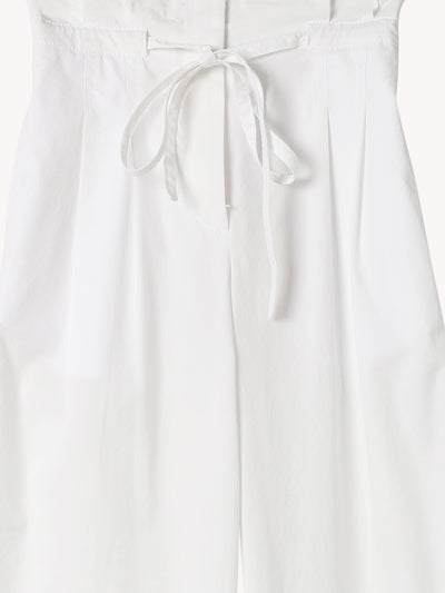 WHITE PAPERBAG PANTS