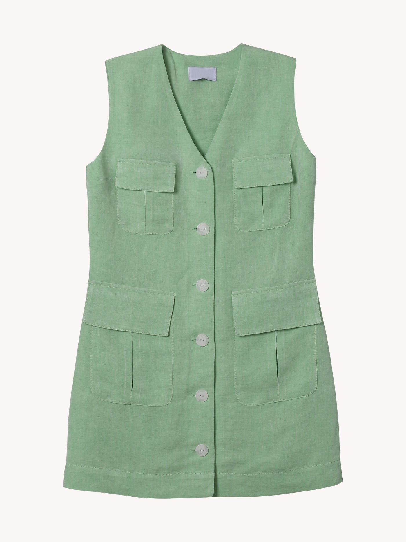 Vest Mini Dress in Green