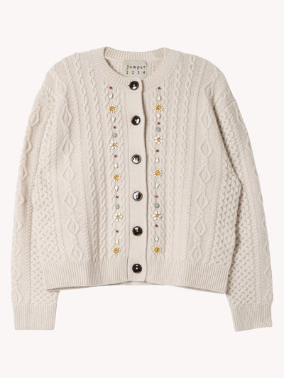 Jewel Cable Cardigan