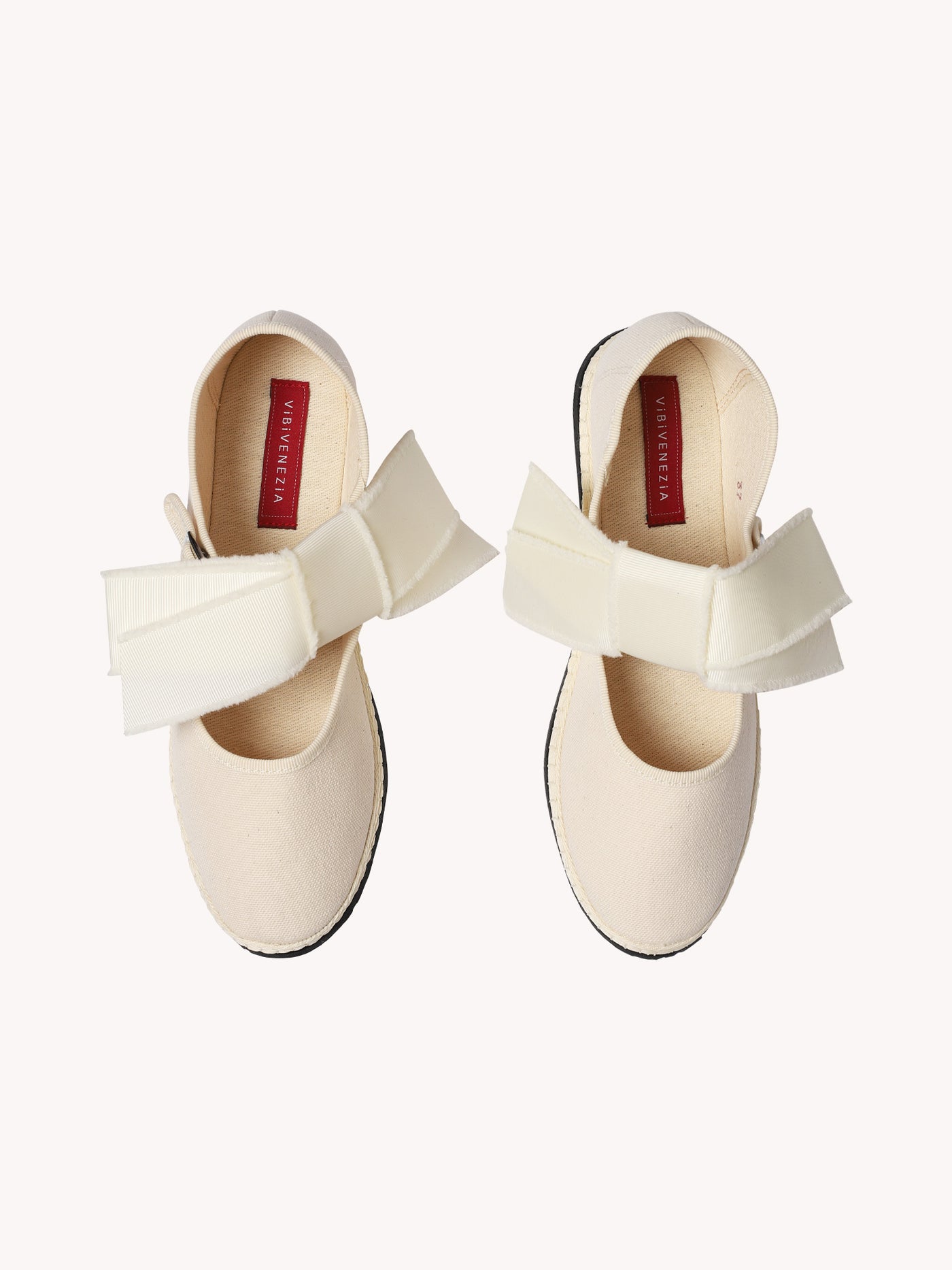 COTTON MARY JANE MAXI BOW FLAT