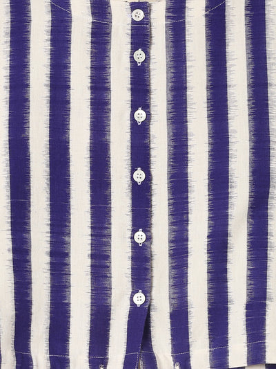 New Jinny Ikat Stripes Top