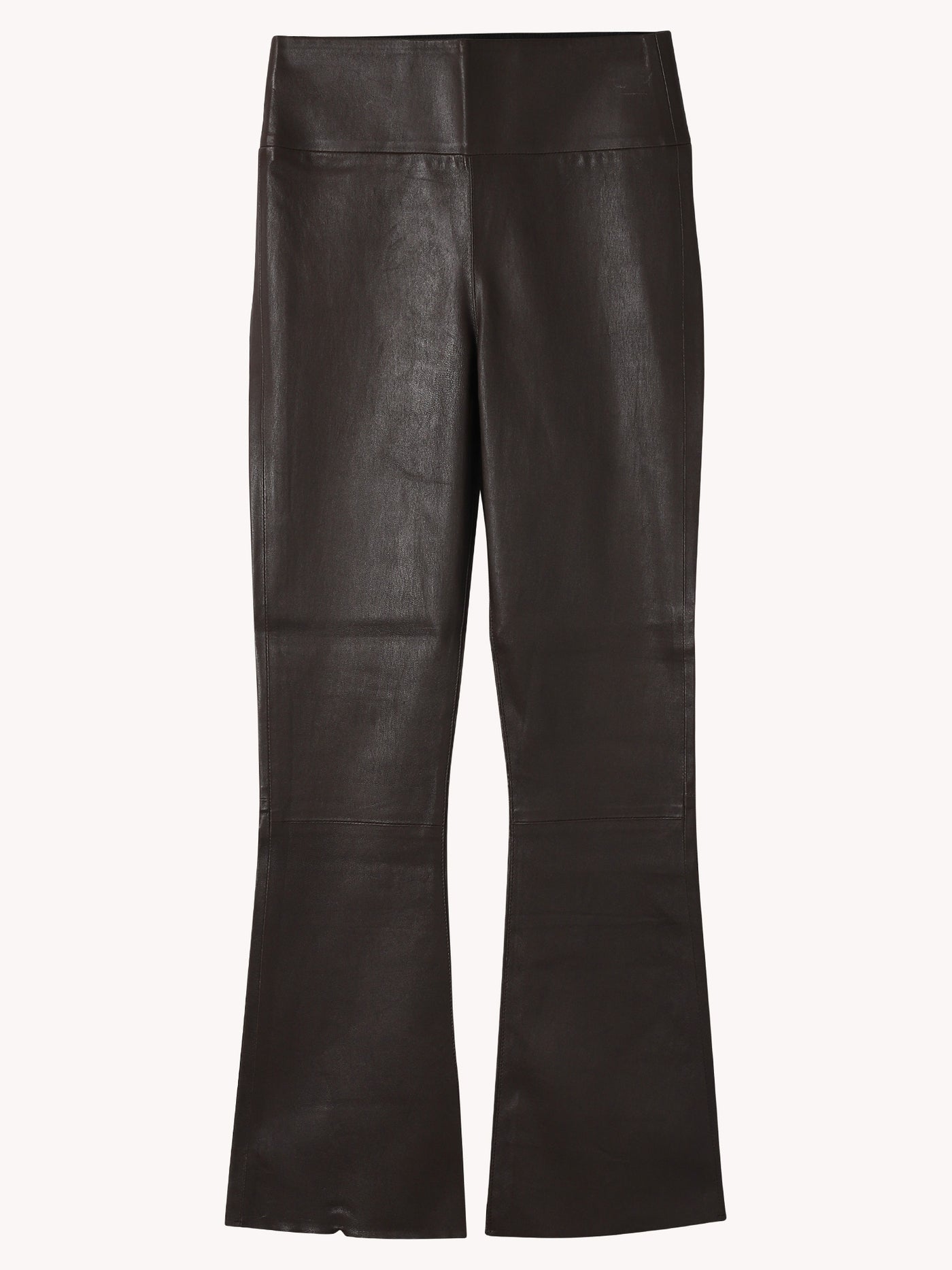 CB Ankle Flare Leather Legging in Americano