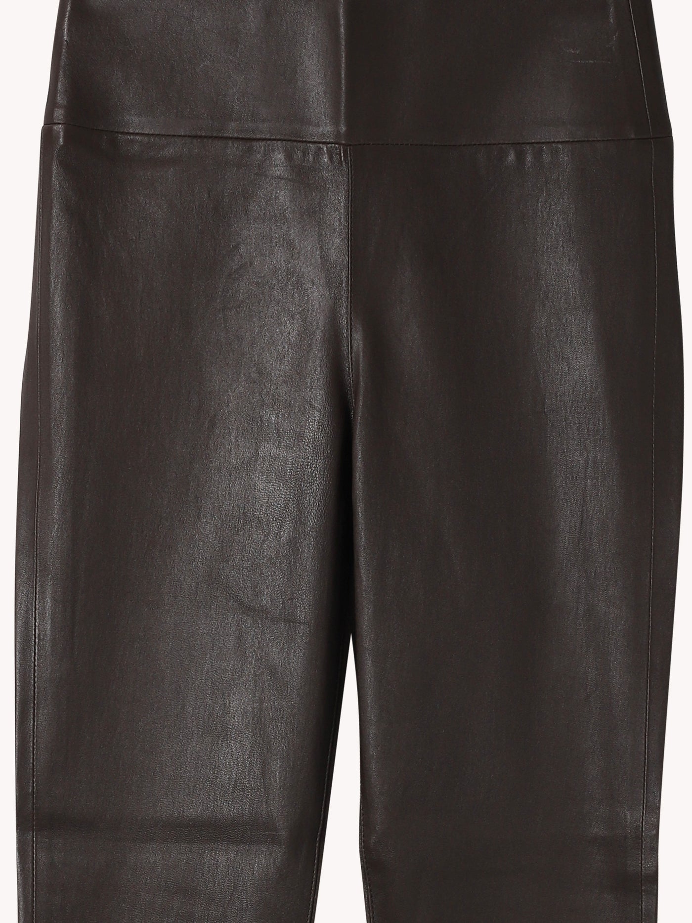 CB Ankle Flare Leather Legging in Americano