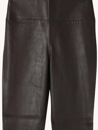 CB Ankle Flare Leather Legging in Americano