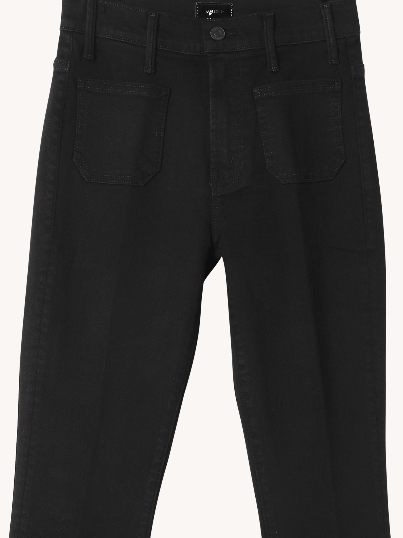 The Patch Pocket Insider Ankle Jean in Pitch