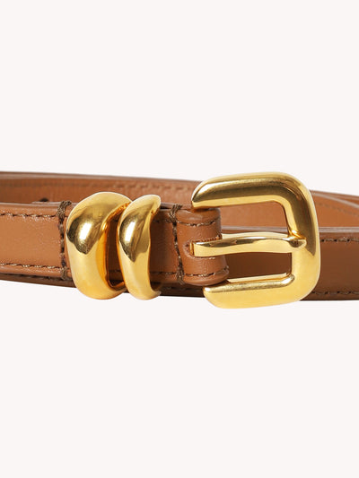 DOUBLE SKINNY BELT