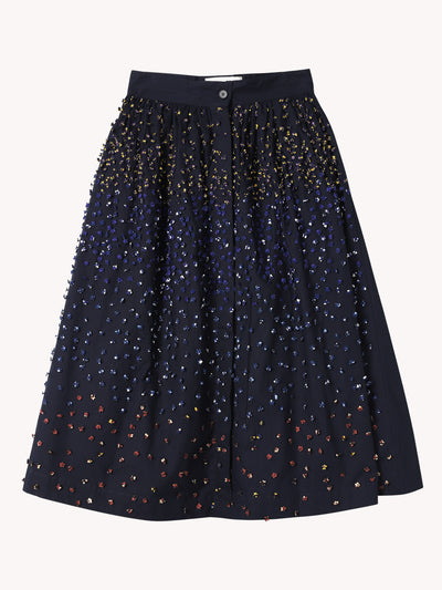 Laser Cut Flowers Skirt