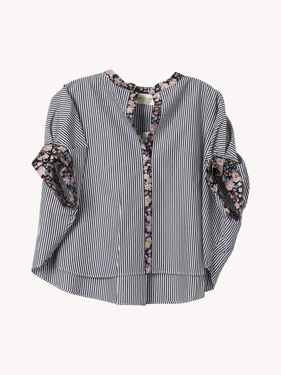 SULTANA COTTON STRIPE TOP