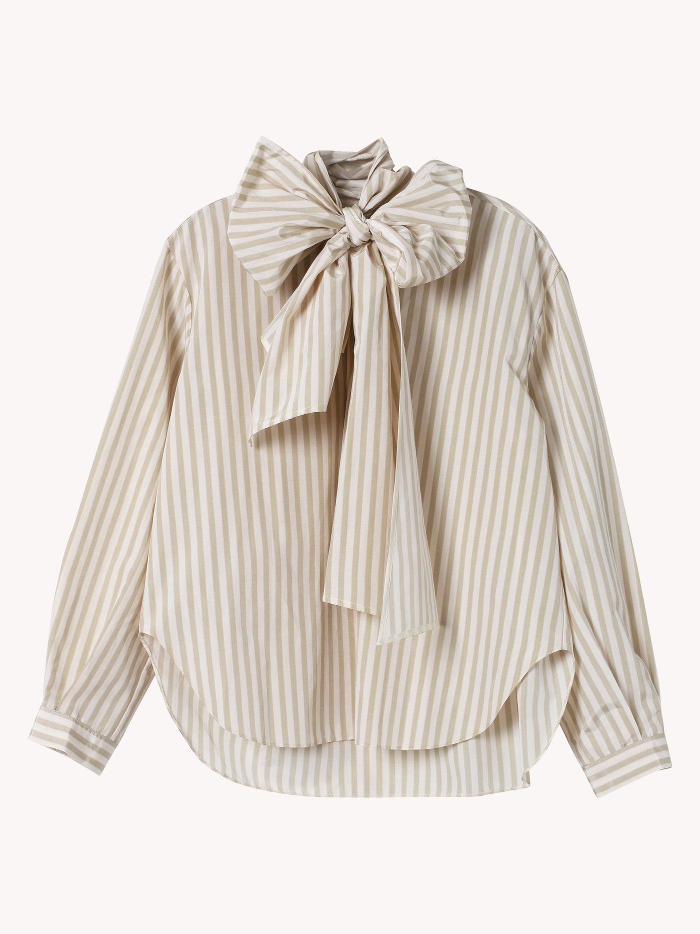 Chic Striped Taffeta Shirt