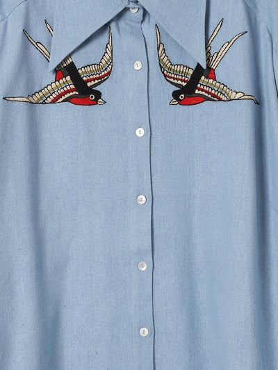 EMERY BLUEJAY SWALLOW SHIRT