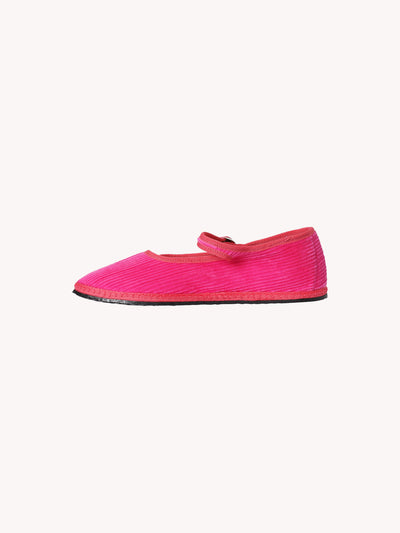 VELVET CORDUROY MARY JANE FURLANA FLAT