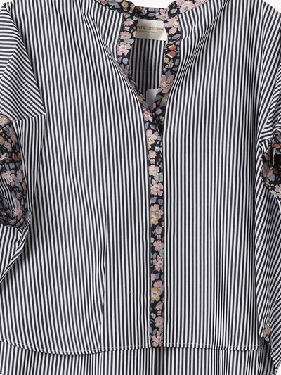 SULTANA COTTON STRIPE TOP