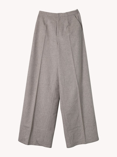 Wool Cloth Palazzo Pants
