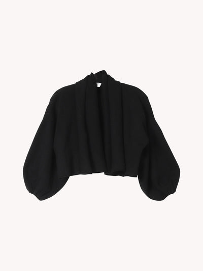 BLACK LONG SLEEVE CARDI