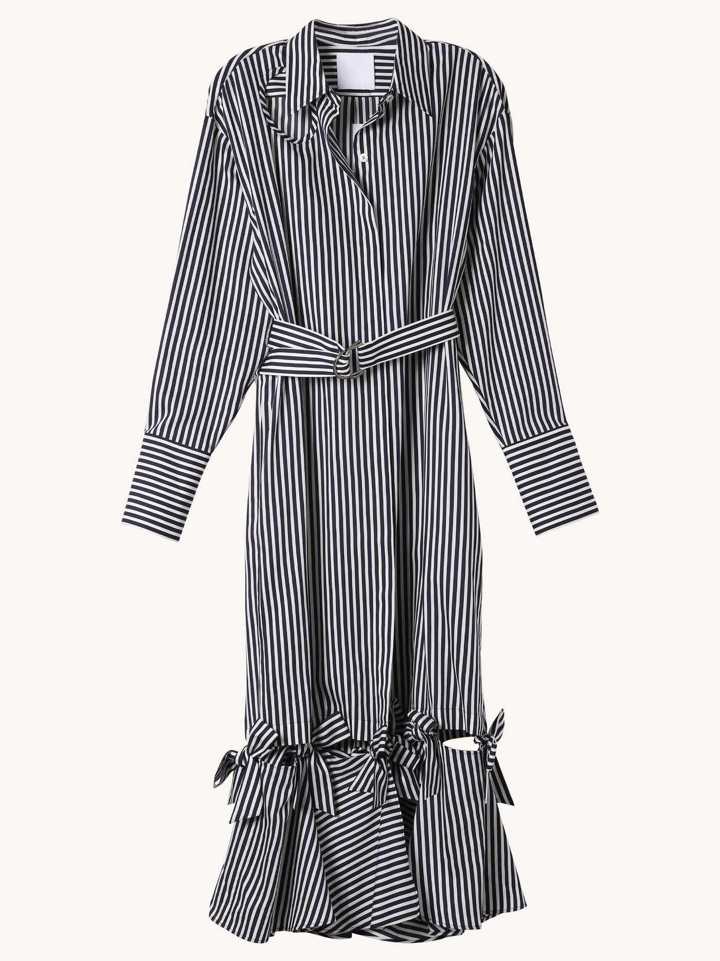 Striped Button Dress