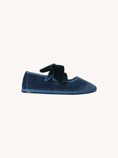 Mary Jane Bow Strap Flat