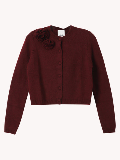 RD CARDIGAN WITH FLOWER